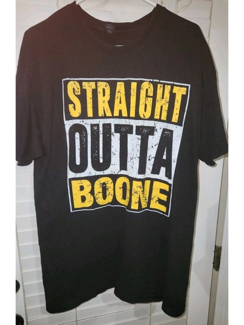 STRAIGHT OUTTA BOONE B!tch I'm A Mountaineer Mens XL T Shirt BOONE NC